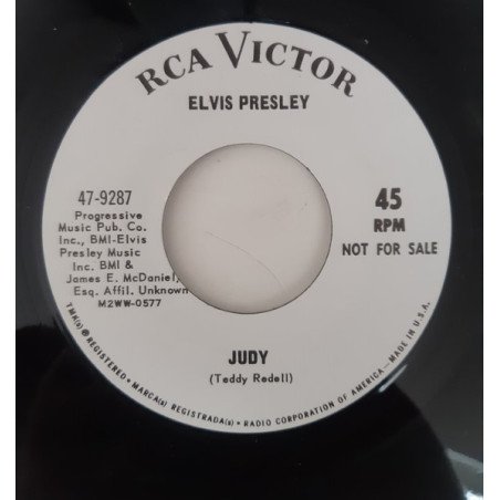 Elvis Presley - Put The Blame One Me / Judy